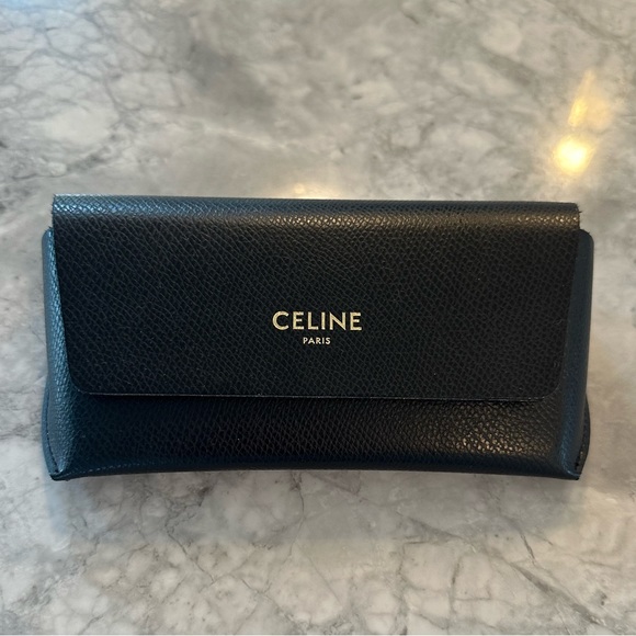 CELINE Chunky Rectangle Acetate Sunglasses - Picture 3 of 9